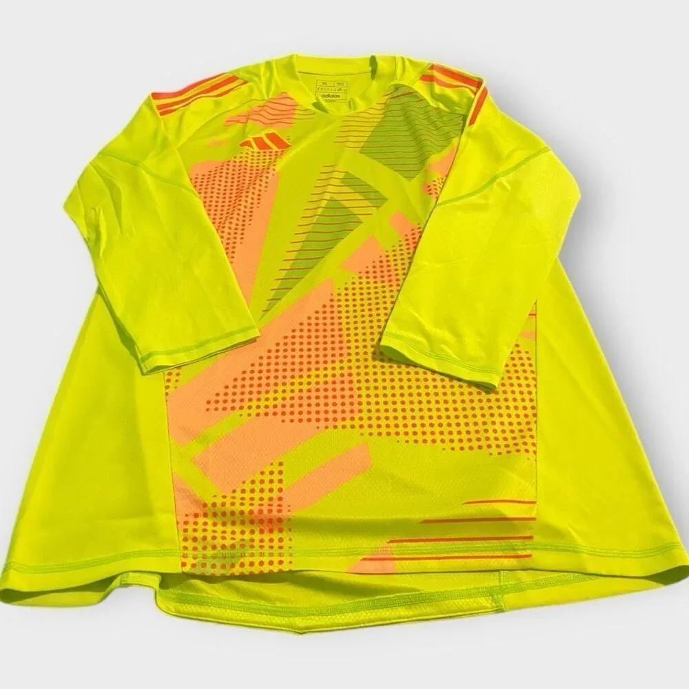 Adidas Tiro 24 Pro Goalkeeper Long Sleeve Slim Fit Yellow Jersey IK4907 size XL